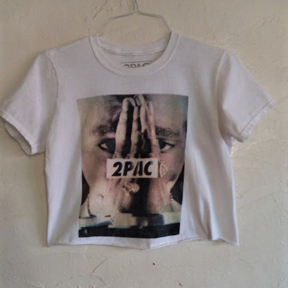 2 Pac crop tee